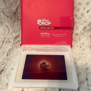 Disney Drop Beauty and the Beast Archive Collection Acrylic Art